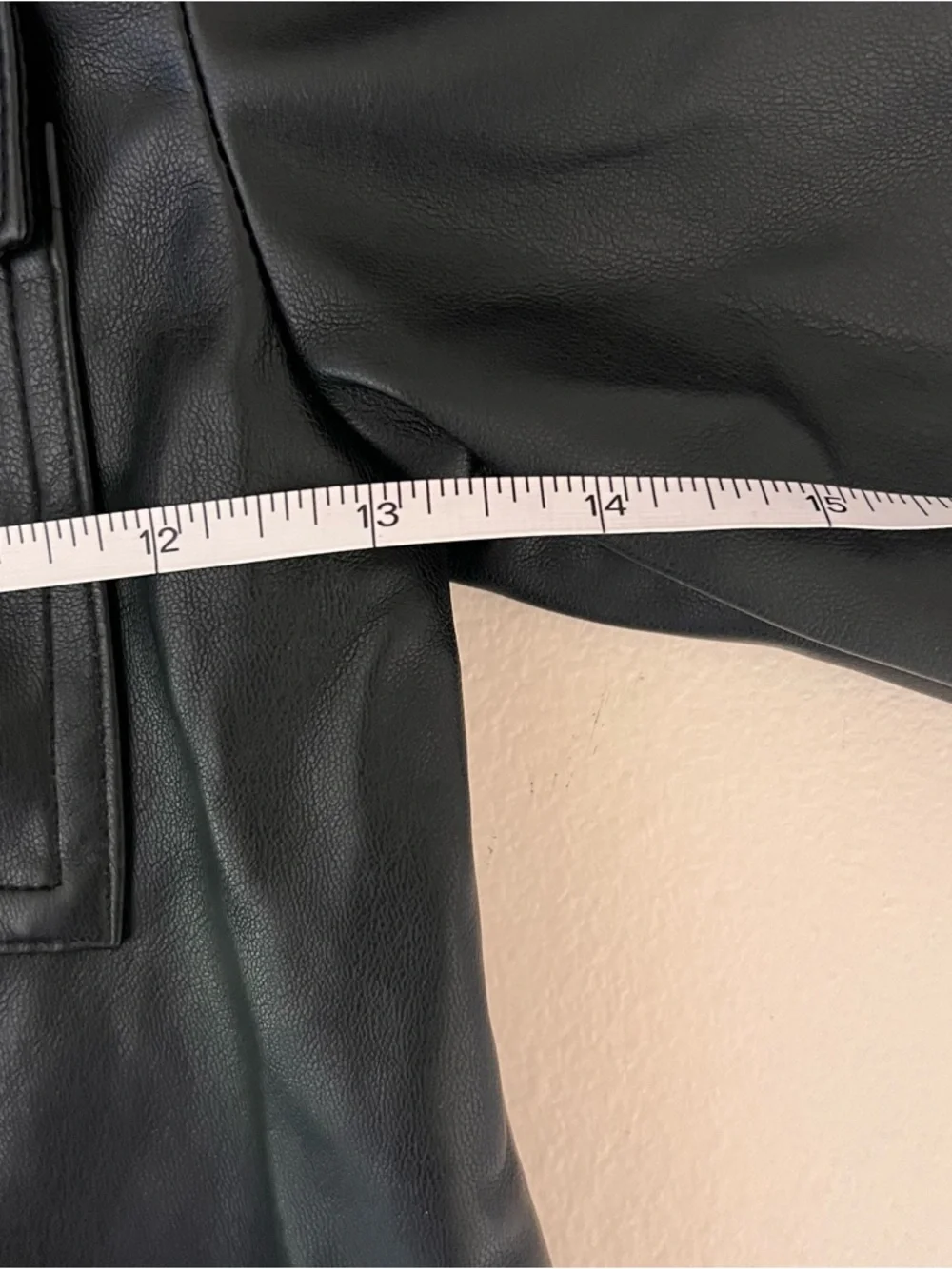Zara faux leather jacket